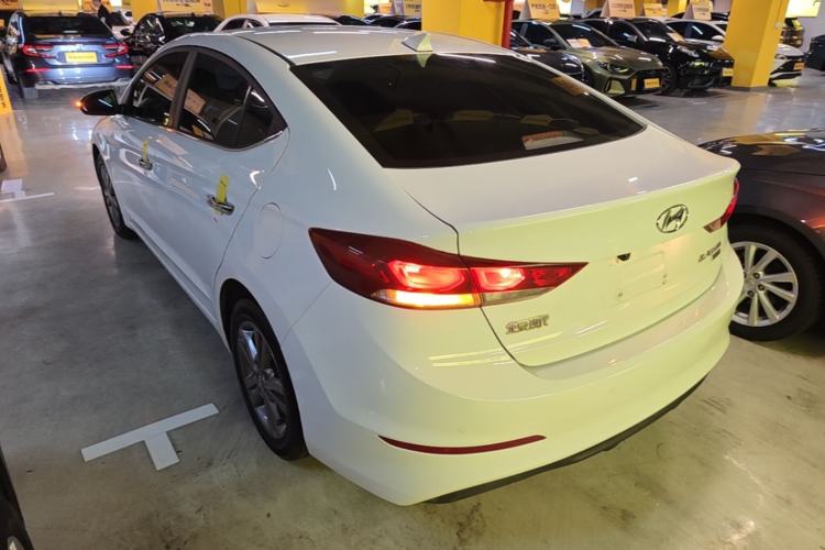 Used Hyundai Elantra (6th Generation / Lingdong) 2016 1.4T Dual-Clutch Xuan Dong · Dynamic Version Rear Left 45 Deg