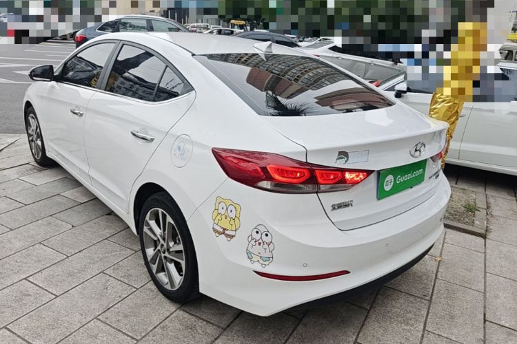Used Hyundai Elantra (6th Generation / Lingdong) 2016 1.6L Automatic ZhiXuan · Luxury Version Rear Left 45 Deg