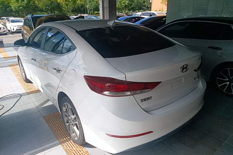 Used Hyundai Elantra (6th Generation / Lingdong) 2016 1.6L Automatic ZhiXuan – Elite Version Rear Left 45 Deg