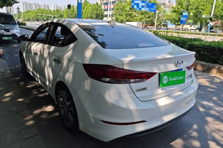 Used Hyundai Elantra (6th Generation / Lingdong) 2016 1.6L Automatic ZhiXuan · Luxury Version Rear Left 45 Deg