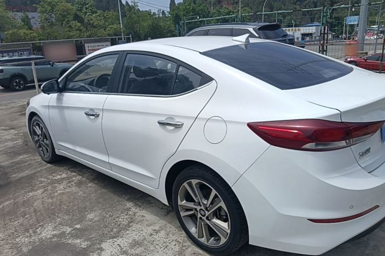 Used Hyundai Elantra (6th Generation / Lingdong) 2016 1.6L Automatic ZhiXuan – Elite Version Rear Left 45 Deg