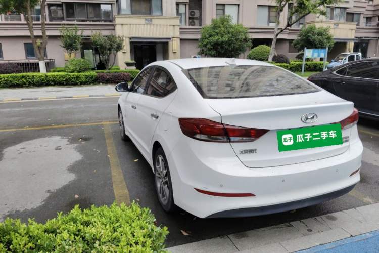 Used Hyundai Elantra (6th Generation / Lingdong) 2016 1.6L Automatic ZhiXuan – Elite Version Rear Left 45 Deg