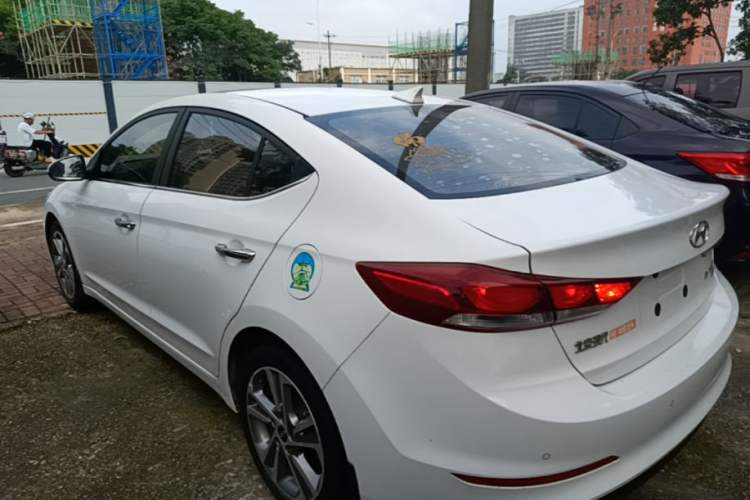 Used Hyundai Elantra (6th Generation / Lingdong) 2016 1.6L Automatic ZhiXuan – Elite Version Rear Left 45 Deg