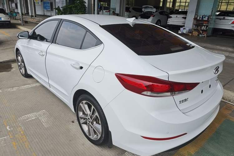 Used Hyundai Elantra (6th Generation / Lingdong) 2016 1.6L Automatic ZhiXuan – Elite Version Rear Left 45 Deg