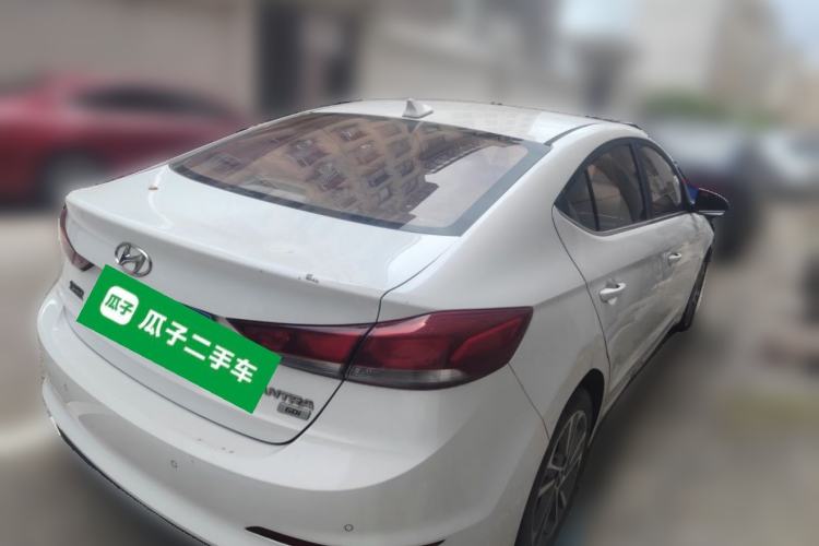 Used Hyundai Elantra (6th Generation / Lingdong) 2016 1.6L Automatic ZhiXuan – Elite Version Rear Right 45 Deg