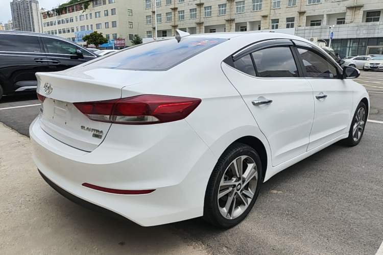 Used Hyundai Elantra (6th Generation / Lingdong) 2016 1.6L Automatic ZhiXuan – Elite Version Rear Right 45 Deg