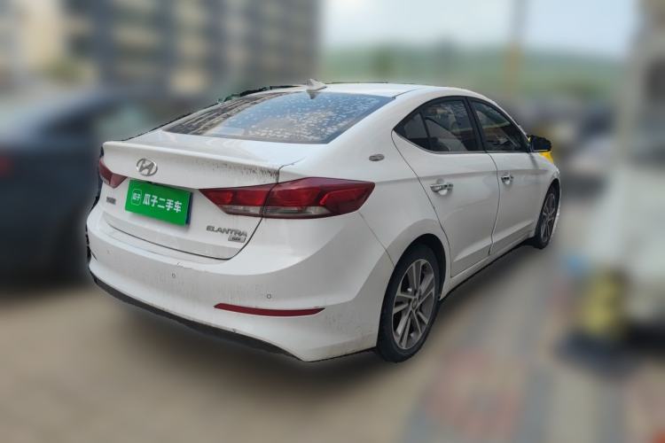 Used Hyundai Elantra (6th Generation / Lingdong) 2016 1.6L Automatic ZhiXuan – Elite Version Rear Right 45 Deg