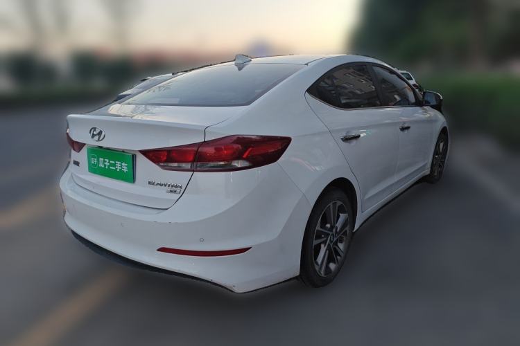 Used Hyundai Elantra (6th Generation / Lingdong) 2016 1.6L Automatic ZhiXuan – Elite Version Rear Right 45 Deg