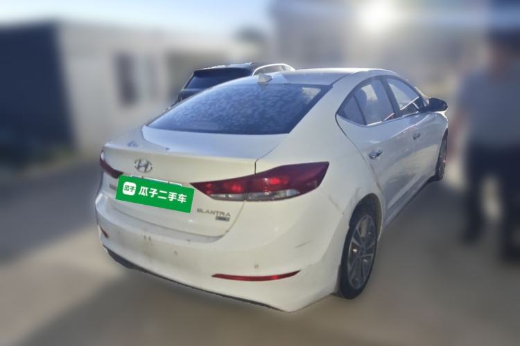 Used Hyundai Elantra (6th Generation / Lingdong) 2016 1.6L Automatic ZhiXuan – Elite Version Rear Right 45 Deg