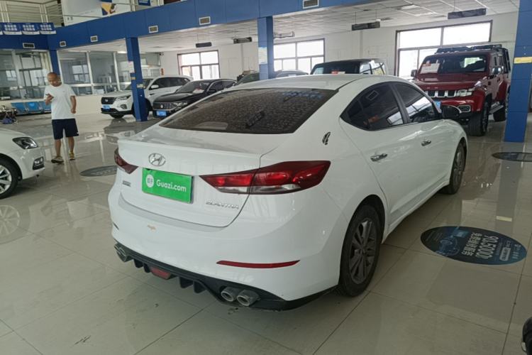 Used Hyundai Elantra (6th Generation / Lingdong) 2016 1.6L Manual ZhiXuan·Youth Edition Rear Right 45 Deg
