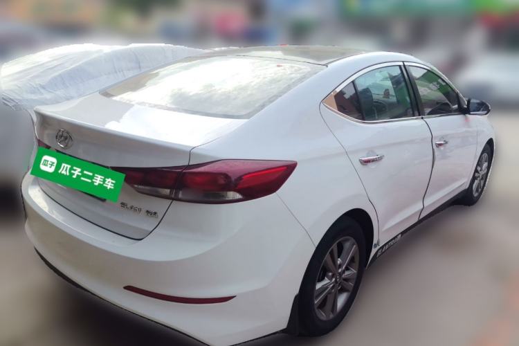 Used Hyundai Elantra (6th Generation / Lingdong) 2016 1.6L Manual ZhiXuan·Youth Edition Rear Right 45 Deg