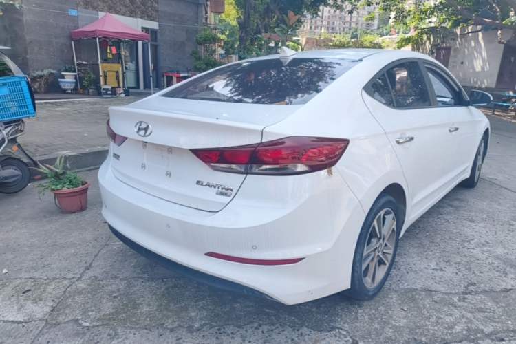 Used Hyundai Elantra (6th Generation / Lingdong) 2016 1.6L Automatic ZhiXuan – Elite Version Rear Right 45 Deg