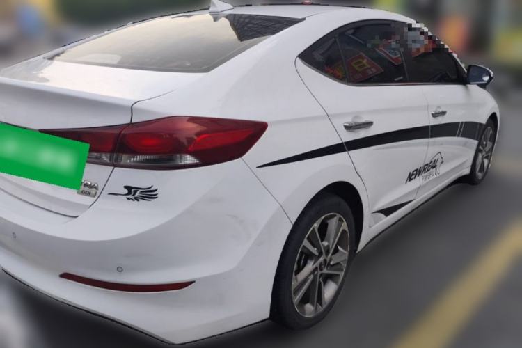 Used Hyundai Elantra (6th Generation / Lingdong) 2016 1.6L Automatic ZhiXuan – Elite Version Rear Right 45 Deg