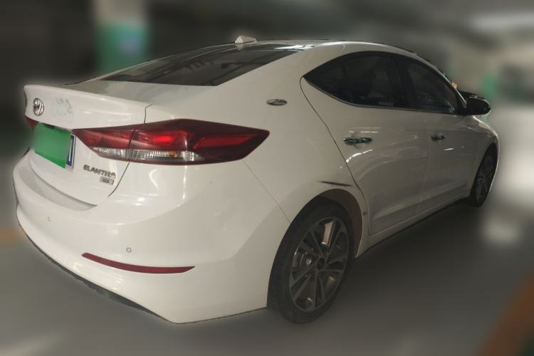 Used Hyundai Elantra (6th Generation / Lingdong) 2016 1.6L Automatic ZhiXuan · Luxury Version Rear Right 45 Deg