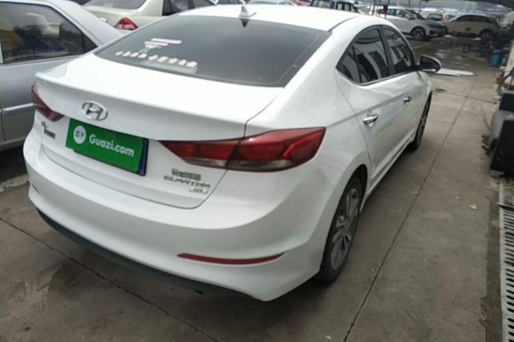 Used Hyundai Elantra (6th Generation / Lingdong) 2016 1.6L Automatic ZhiXuan – Elite Version Rear Right 45 Deg