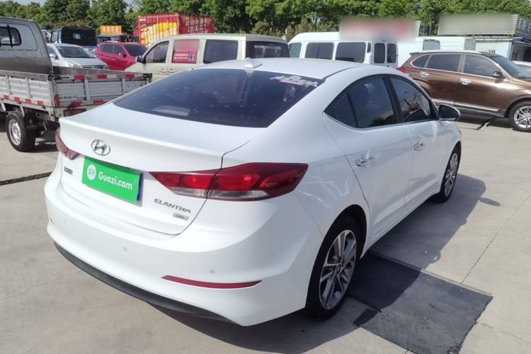 Used Hyundai Elantra (6th Generation / Lingdong) 2016 1.6L Automatic ZhiXuan – Elite Version Rear Right 45 Deg