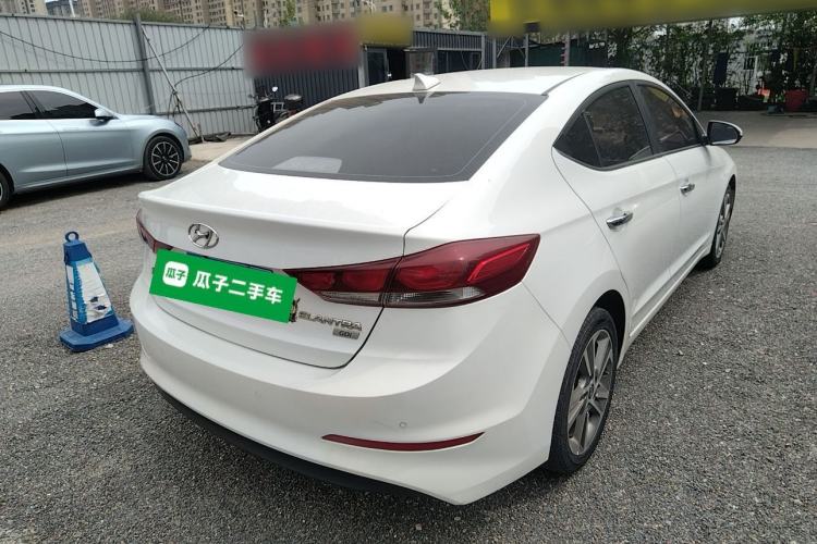 Used Hyundai Elantra (6th Generation / Lingdong) 2016 1.6L Automatic ZhiXuan – Elite Version Rear Right 45 Deg