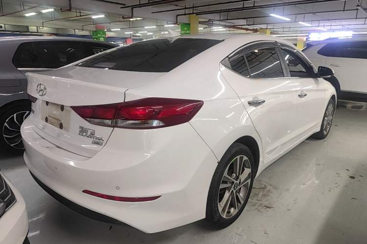Used Hyundai Elantra (6th Generation / Lingdong) 2016 1.6L Automatic ZhiXuan – Elite Version Rear Right 45 Deg