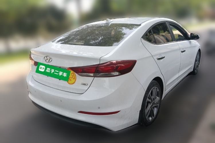 Used Hyundai Elantra (6th Generation / Lingdong) 2016 1.6L Automatic ZhiXuan – Elite Version Rear Right 45 Deg