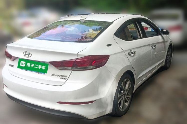 Used Hyundai Elantra (6th Generation / Lingdong) 2016 1.6L Automatic ZhiXuan – Elite Version Rear Right 45 Deg