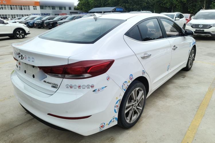 Used Hyundai Elantra (6th Generation / Lingdong) 2016 1.6L Automatic ZhiXuan – Elite Version Rear Right 45 Deg