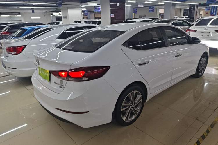 Used Hyundai Elantra (6th Generation / Lingdong) 2016 1.6L Automatic ZhiXuan – Elite Version Rear Right 45 Deg