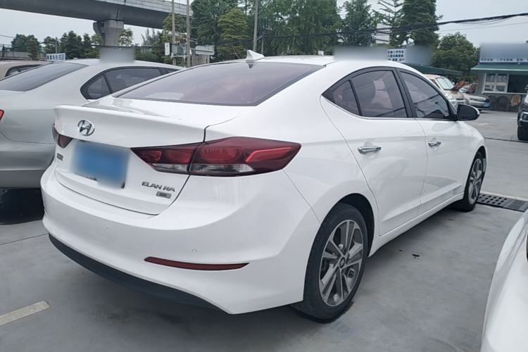 Used Hyundai Elantra (6th Generation / Lingdong) 2016 1.6L Automatic ZhiXuan – Elite Version Rear Right 45 Deg