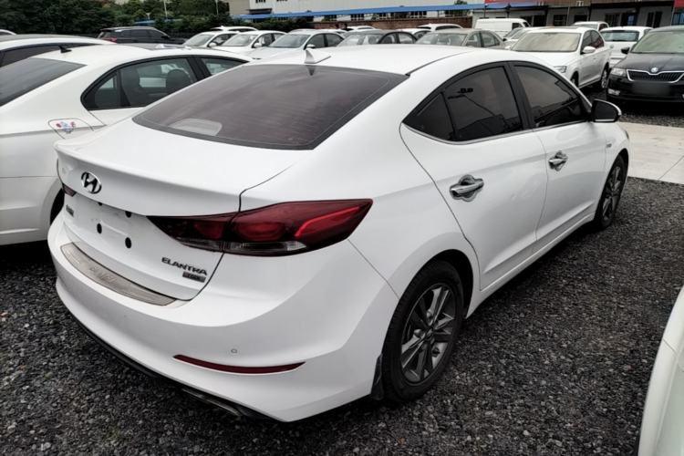 Used Hyundai Elantra (6th Generation / Lingdong) 2016 1.4T Dual-Clutch Xuan Dong · Dynamic Version Rear Right 45 Deg