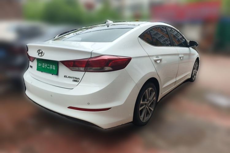 Used Hyundai Elantra (6th Generation / Lingdong) 2016 1.6L Automatic ZhiXuan – Elite Version Rear Right 45 Deg
