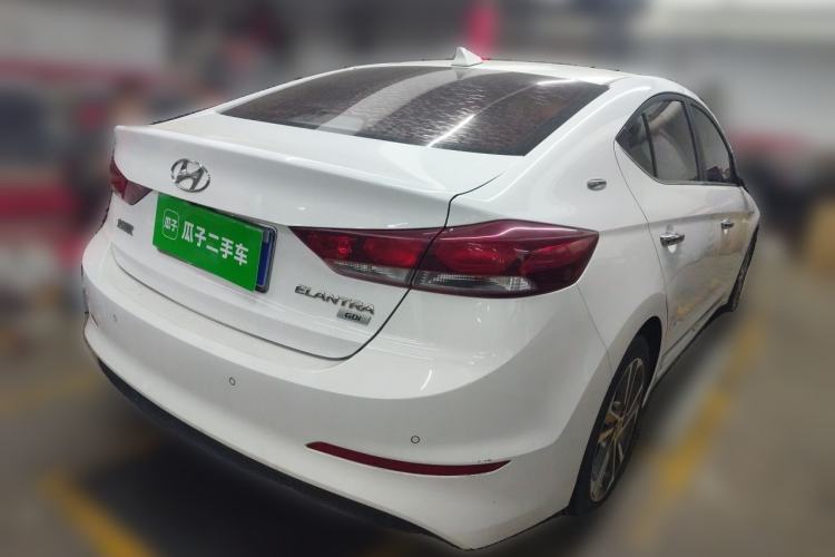 Used Hyundai Elantra (6th Generation / Lingdong) 2016 1.6L Automatic ZhiXuan – Elite Version Rear Right 45 Deg