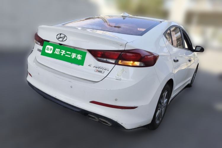 Used Hyundai Elantra (6th Generation / Lingdong) 2016 1.4T Dual-Clutch Xuan Dong · Dynamic Version Rear Right 45 Deg