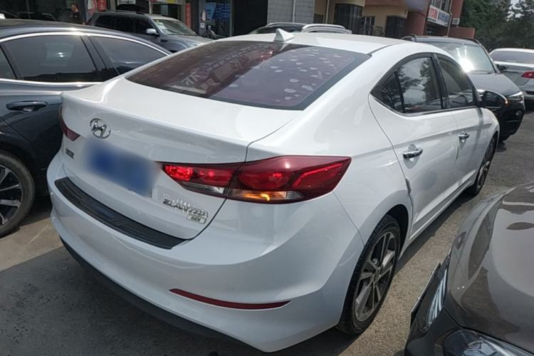 Used Hyundai Elantra (6th Generation / Lingdong) 2016 1.6L Automatic ZhiXuan – Elite Version Rear Right 45 Deg