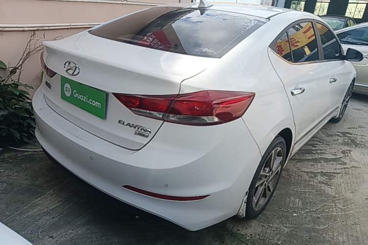 Used Hyundai Elantra (6th Generation / Lingdong) 2016 1.6L Automatic ZhiXuan – Elite Version Rear Right 45 Deg