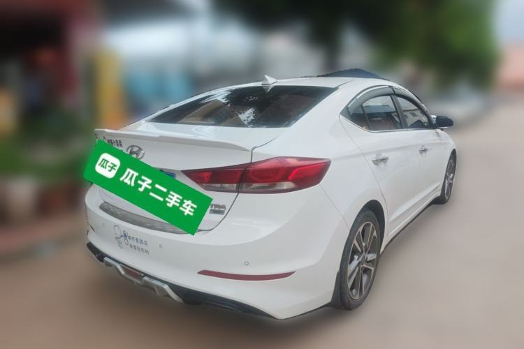 Used Hyundai Elantra (6th Generation / Lingdong) 2016 1.6L Automatic ZhiXuan · Luxury Version Rear Right 45 Deg