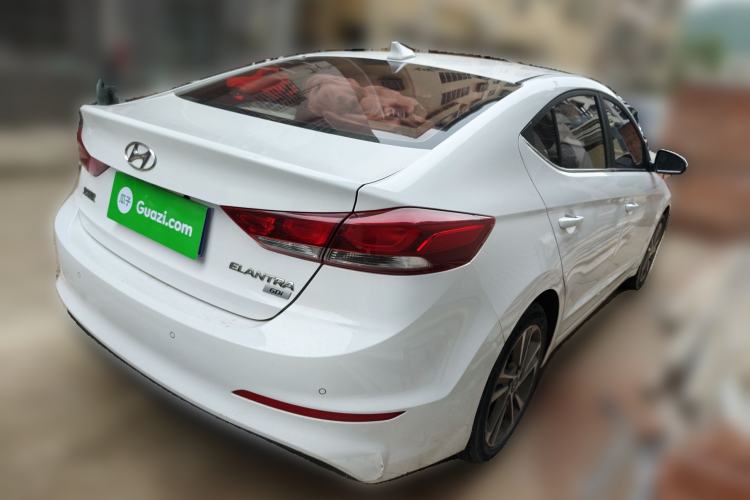 Used Hyundai Elantra (6th Generation / Lingdong) 2016 1.6L Automatic ZhiXuan – Elite Version Rear Right 45 Deg