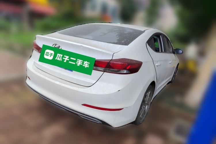 Used Hyundai Elantra (6th Generation / Lingdong) 2016 1.6L Manual ZhiXuan·Youth Edition Rear Right 45 Deg