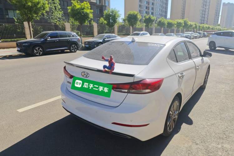 Used Hyundai Elantra (6th Generation / Lingdong) 2016 1.6L Automatic ZhiXuan – Elite Version Rear Right 45 Deg