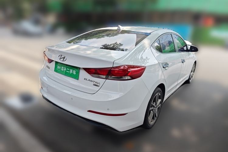 Used Hyundai Elantra (6th Generation / Lingdong) 2016 1.6L Automatic ZhiXuan – Elite Version Rear Right 45 Deg