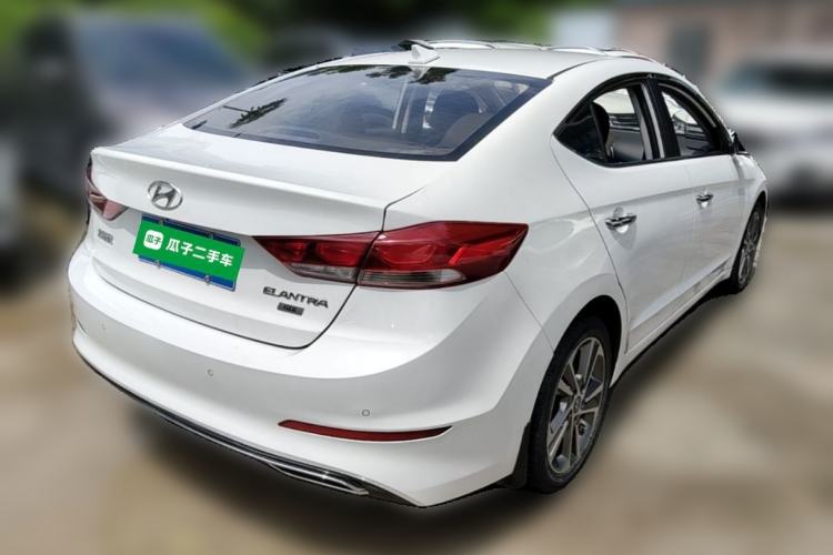 Used Hyundai Elantra (6th Generation / Lingdong) 2016 1.6L Automatic ZhiXuan – Elite Version Rear Right 45 Deg