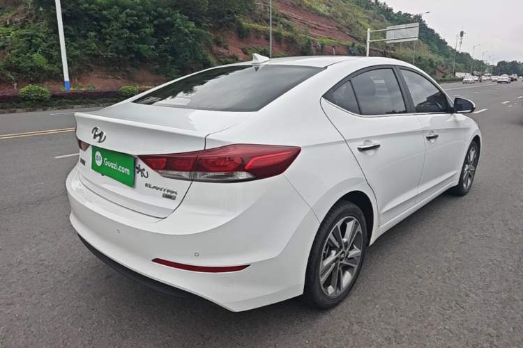 Used Hyundai Elantra (6th Generation / Lingdong) 2016 1.6L Automatic ZhiXuan · Luxury Version Rear Right 45 Deg