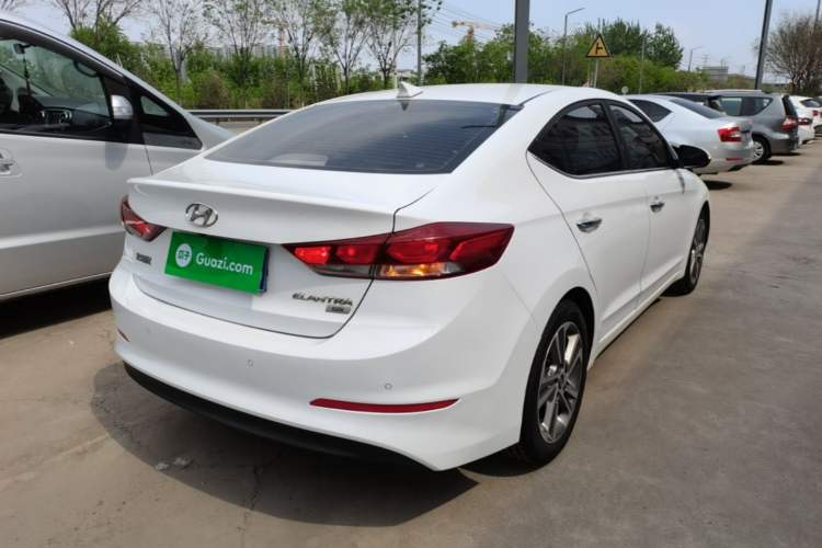 Used Hyundai Elantra (6th Generation / Lingdong) 2016 1.6L Automatic ZhiXuan – Elite Version Rear Right 45 Deg