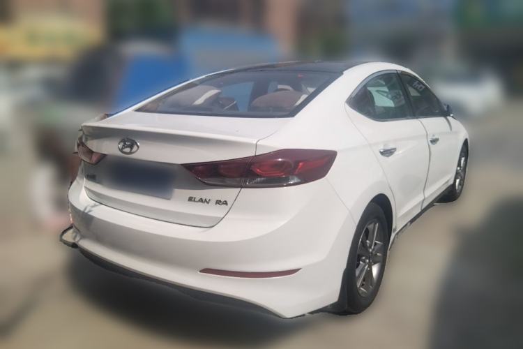 Used Hyundai Elantra (6th Generation / Lingdong) 2016 1.6L Manual ZhiXuan·Youth Edition Rear Right 45 Deg