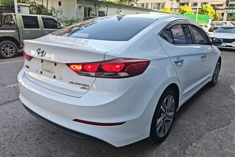 Used Hyundai Elantra (6th Generation / Lingdong) 2016 1.6L Automatic ZhiXuan – Elite Version Rear Right 45 Deg