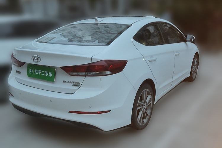 Used Hyundai Elantra (6th Generation / Lingdong) 2016 1.6L Automatic ZhiXuan – Elite Version Rear Right 45 Deg