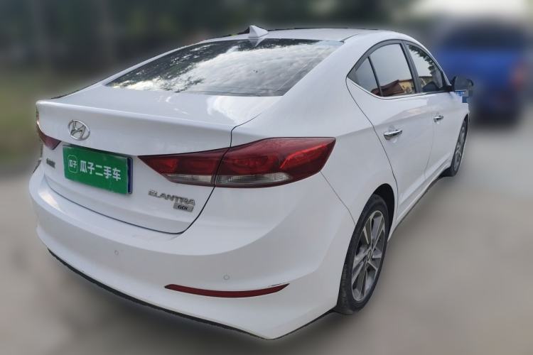 Used Hyundai Elantra (6th Generation / Lingdong) 2016 1.6L Automatic ZhiXuan · Luxury Version Rear Right 45 Deg