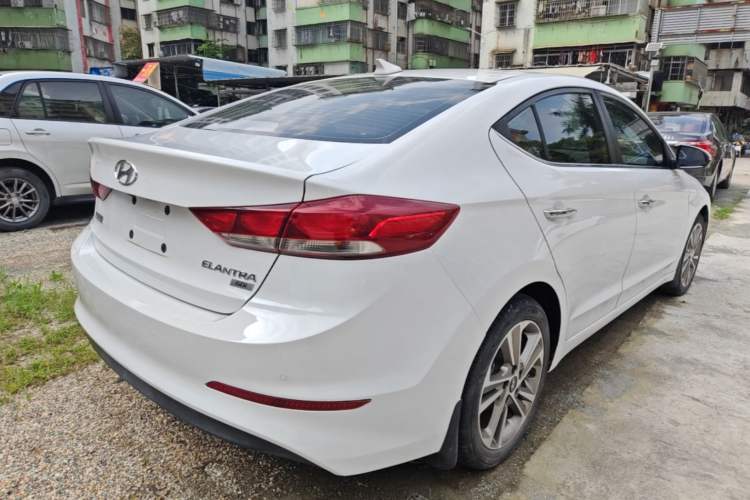 Used Hyundai Elantra (6th Generation / Lingdong) 2016 1.6L Automatic ZhiXuan – Elite Version Rear Right 45 Deg