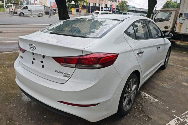 Used Hyundai Elantra (6th Generation / Lingdong) 2016 1.6L Automatic ZhiXuan – Elite Version Rear Right 45 Deg