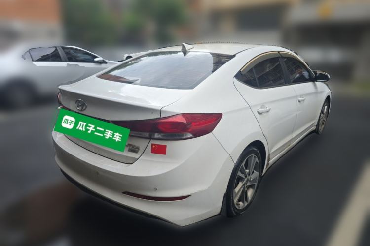 Used Hyundai Elantra (6th Generation / Lingdong) 2016 1.6L Automatic ZhiXuan – Elite Version Rear Right 45 Deg
