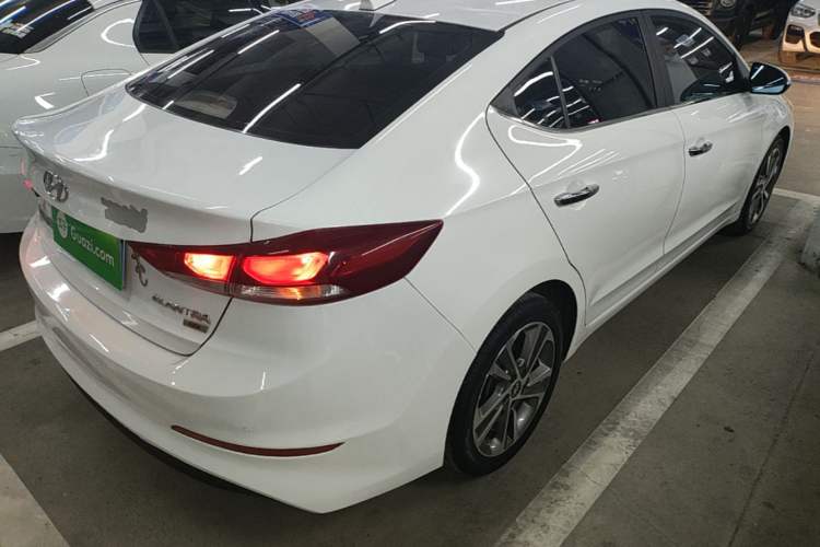 Used Hyundai Elantra (6th Generation / Lingdong) 2016 1.6L Automatic ZhiXuan – Elite Version Rear Right 45 Deg