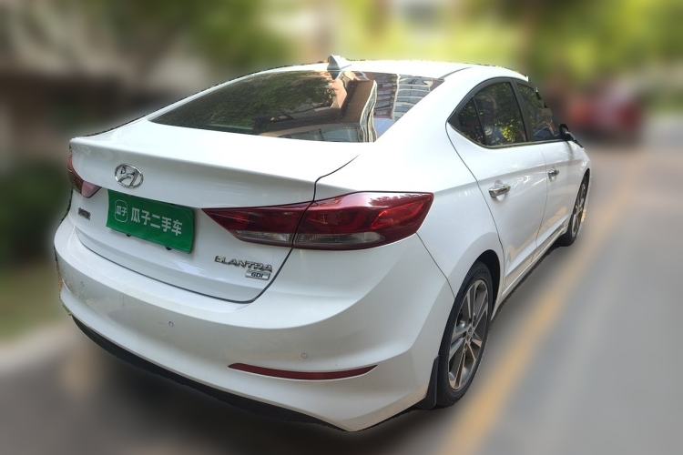 Used Hyundai Elantra (6th Generation / Lingdong) 2016 1.6L Automatic ZhiXuan · Luxury Version Rear Right 45 Deg